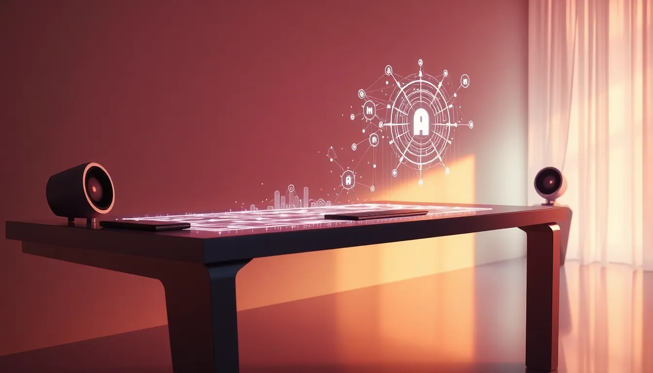 2026년 AI 트렌드를 보여주는 미래지향적 이미지