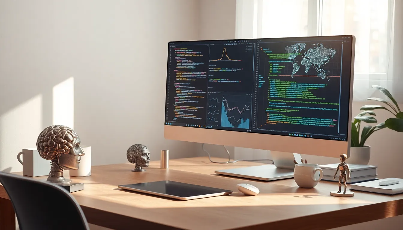 AI로 생성된 미래 도시 풍경