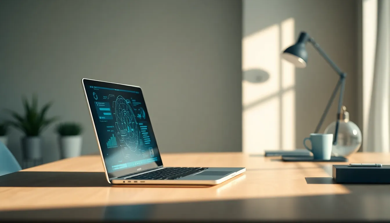 2026년 AI 기술 트렌드를 나타내는 미래지향적 이미지