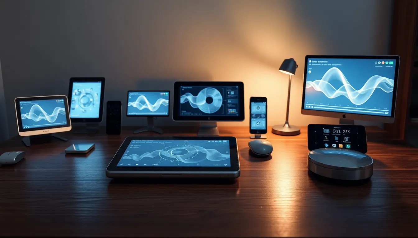 2026년 AI 기술 트렌드를 나타내는 미래지향적 이미지